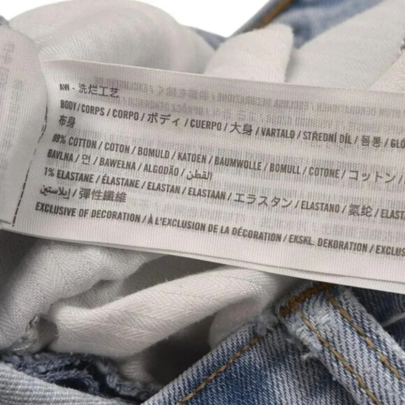 Abercrombie & Fitch The Ankle Straight Ultra High Rise Curve Love Size 27/4 - Picture 8 of 11